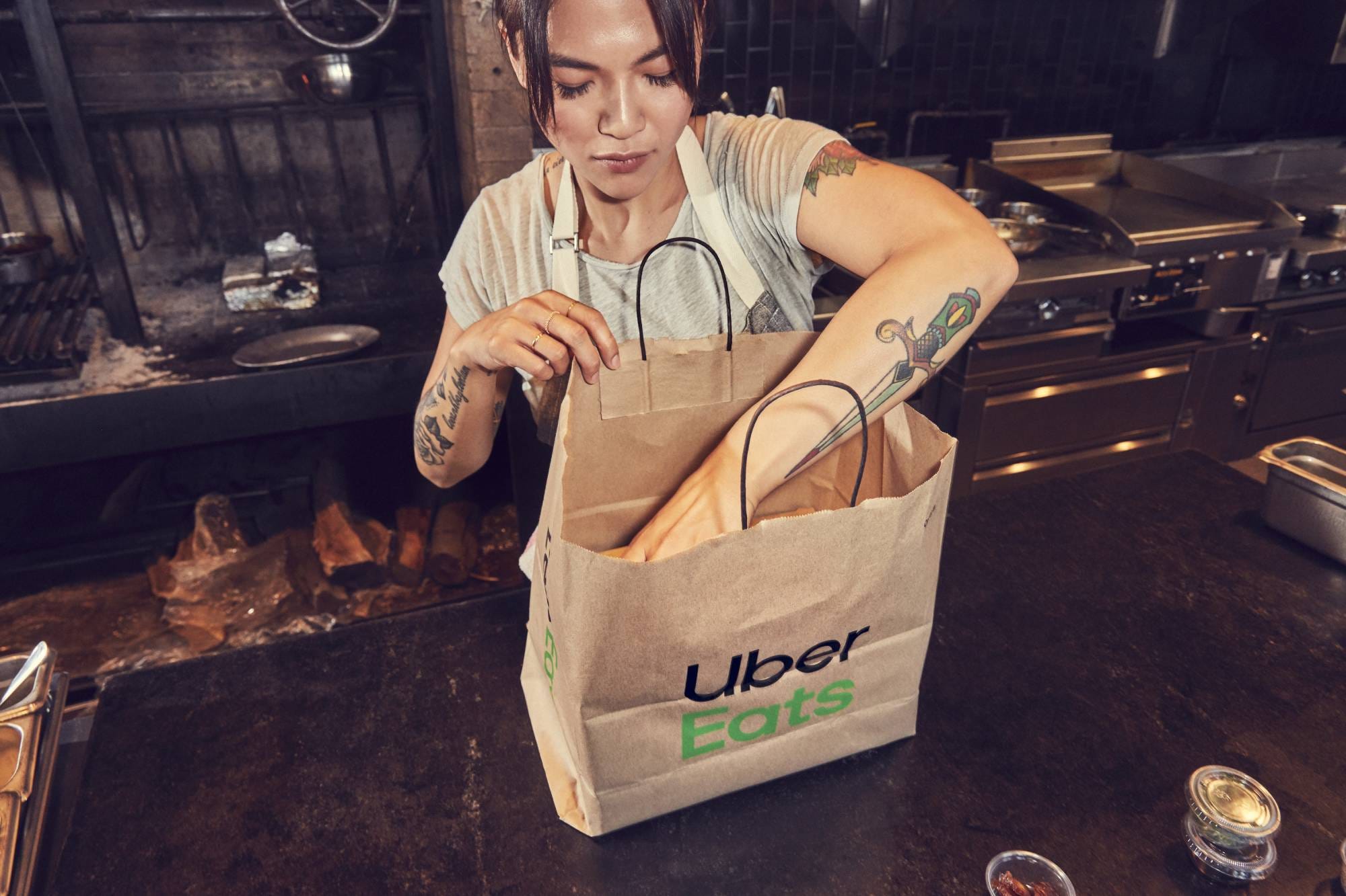 Ghost kitchens are existing restaurants that cook food only available for order online and delivery, often by UberEats, Door Dash or Grub Hub.