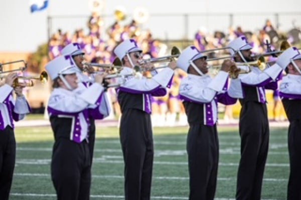 Tarleton State University’s Texan Marching Band, The Sound & The Fury, will present an exhibition performance at the 2021 University Interscholastic League State Marching Band Championships in San Antonio’s Alamodome.