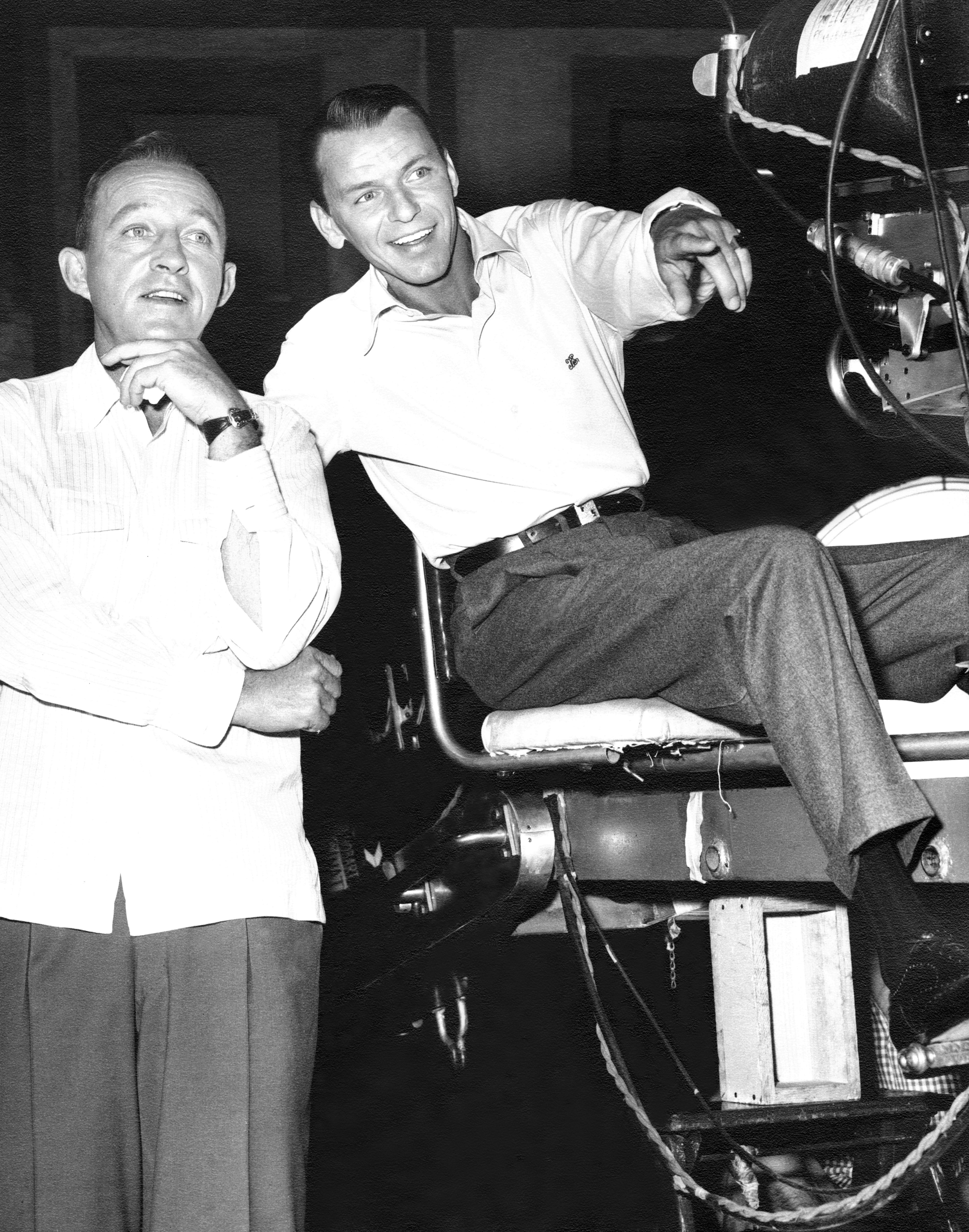 Bing Crosby and Frank Sinatra swing into Christmas in the 1957 special "Happy Holidays With Bing and Frank."