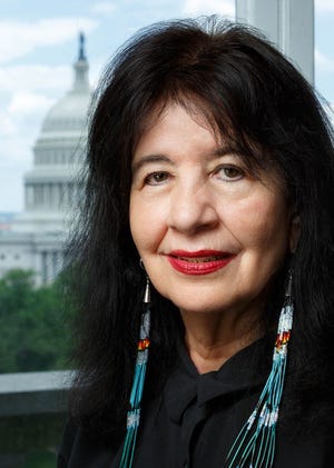 The Las Cruces Museum System and Thomas Branigan Memorial Library will host United States Poet Laureate Joy Harjo for a poetry reading and book signing at the Rio Grande Theater at 5 p.m. Saturday, Nov. 13, 2021.