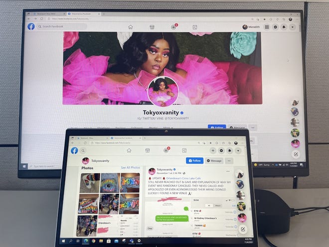 A view of Tokyo x Vanity's Facebook page