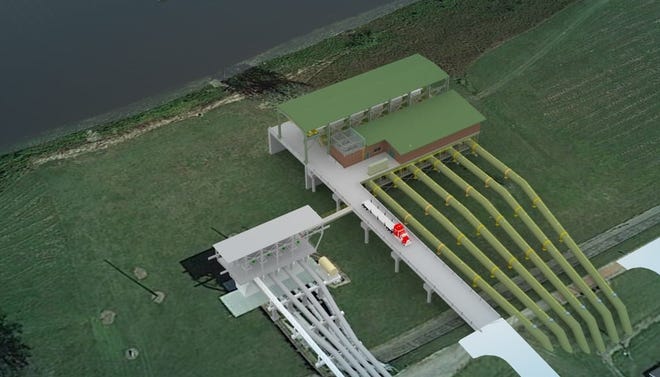 The new Bayou Lafourche Fresh Water District Pump Station on the Mississippi River in Donaldsonville has received final permitting from the Army Corps of Engineers and will be open for construction bids before the end of the year.
