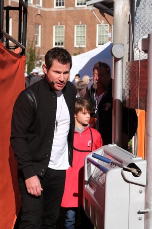 Nick Lachey attends  ESPN's 'College GameDay' broadcast at UC Saturday, Nov. 6, 2021.