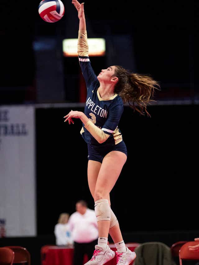 Appleton North's Brianna Cantrell named top area girls volleyball ...