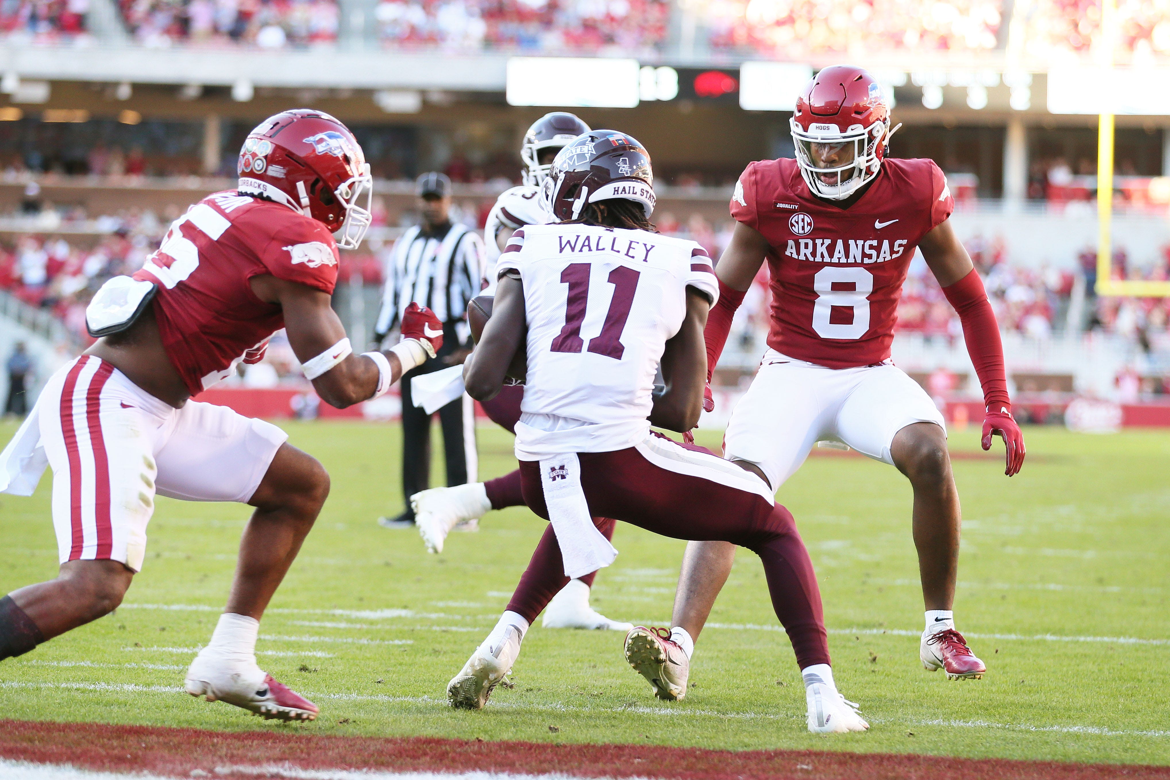 Mississippi State vs. Arkansas football video highlights, final score