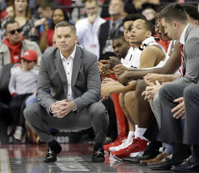 An eventful Tuesday for Ohio State men's basketball coach Chris Holtmann included a morning positive test for COVID-19, a follow-up test that confirmed he did not have the virus and an afternoon scrimmage.