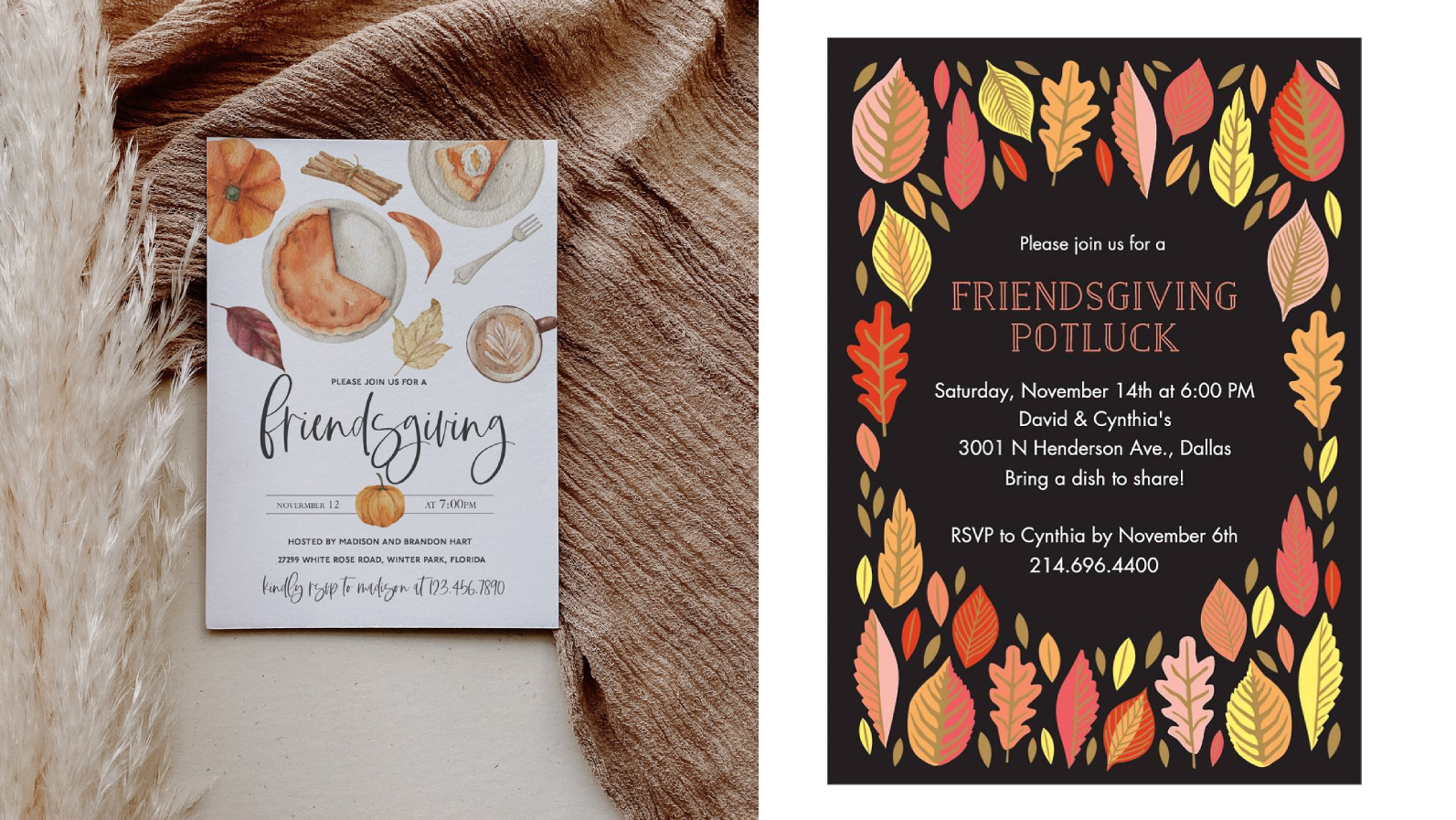 Nail down your guest list by sending out a pretty invitation.