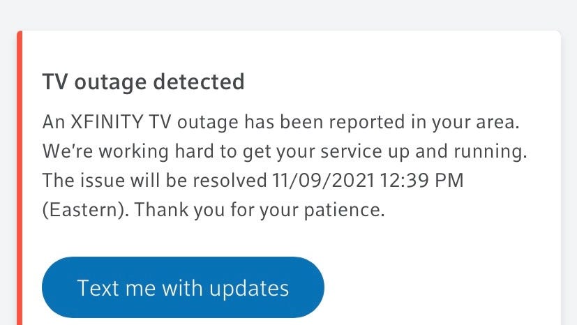Xfinity outage: How it's affecting the Indianapolis area