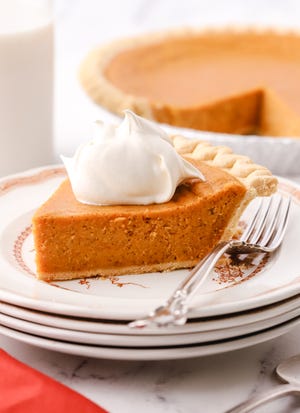 Use a premade crust or make your own for easy sweet potato pie.