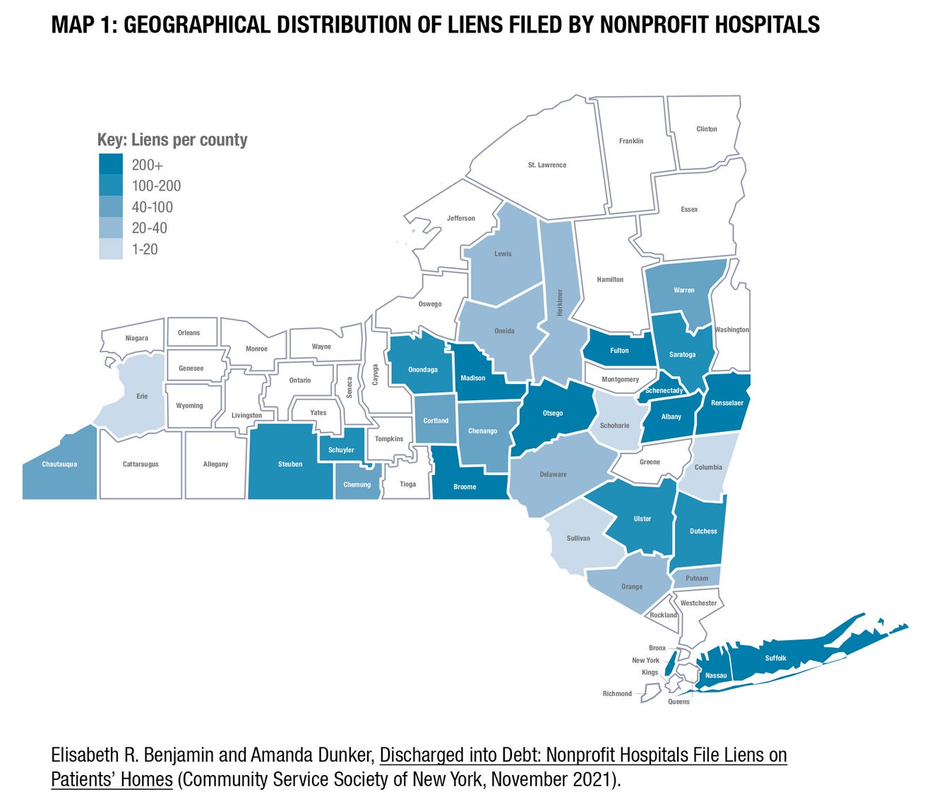 Why New York hospitals filed 4,880 liens against patients' homes