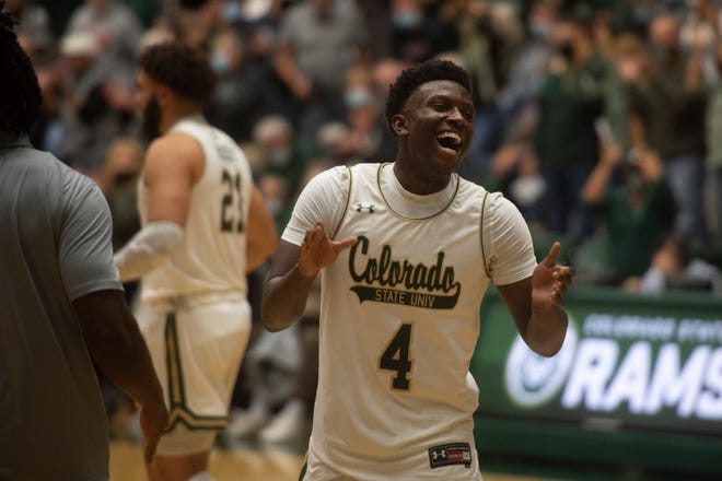 Isaiah Stevens, shown in a game earlier this season, led CSU to a win over Little Rock Wednesday as the Rams moved to 8-0.