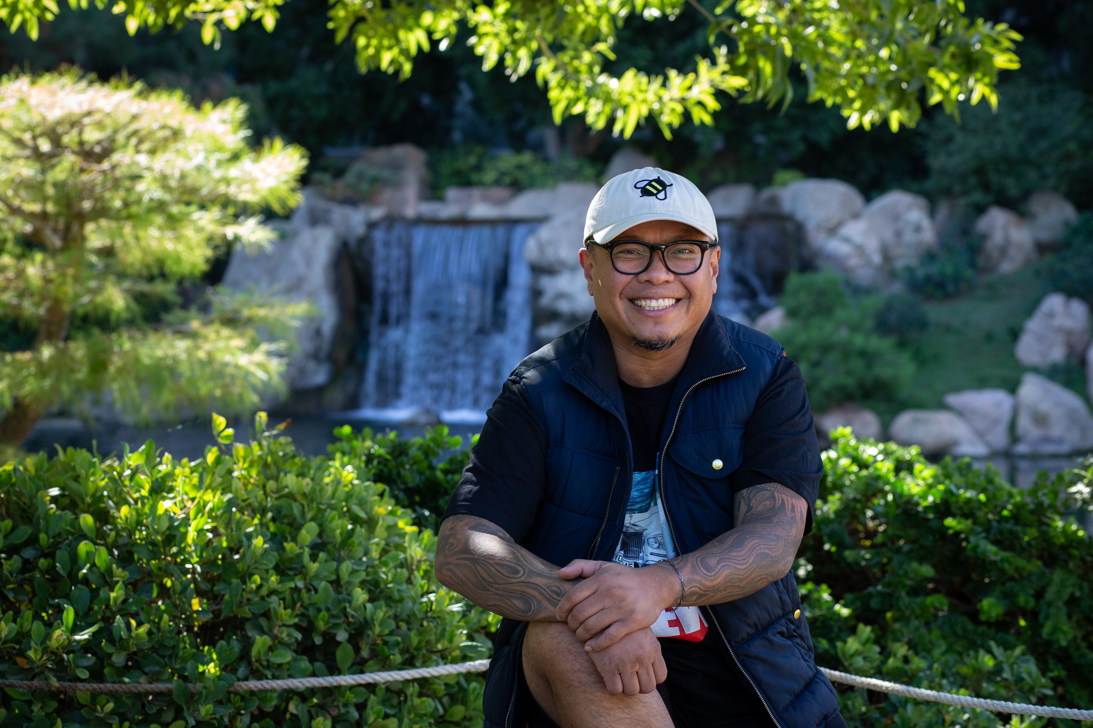 A portrait of Tony Chanthavong, November 10, 2021, at the Japanese Friendship Garden, 1125 N. 3rd Avenue, Phoenix, Arizona.