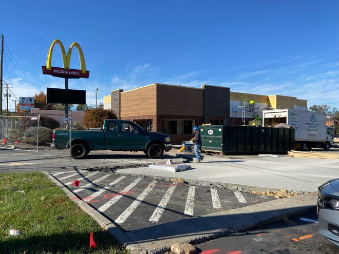 The McDonald's on West Main Street is getting a complete overhaul.