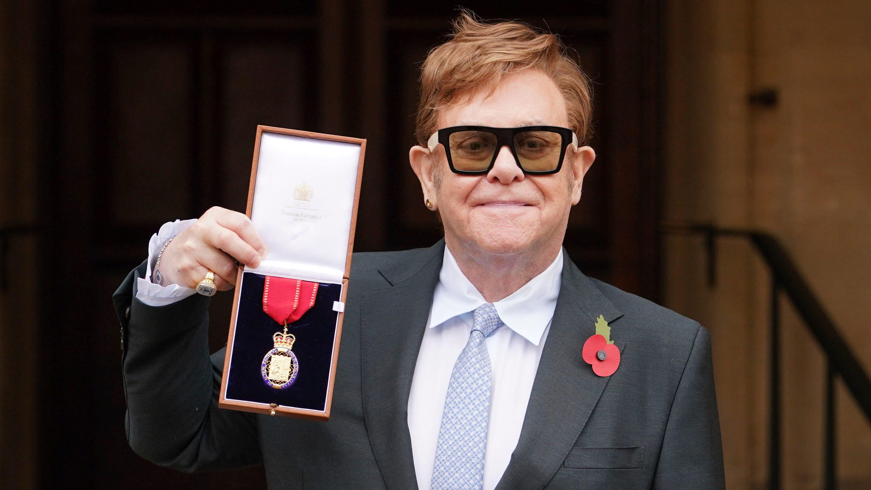 Elton John receives highest award bestowed by Queen Elizabeth