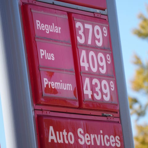 The price for grades of gasoline are listed outsid