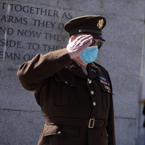 U.S. Army veteran C. Patrick McCourt wears an Army