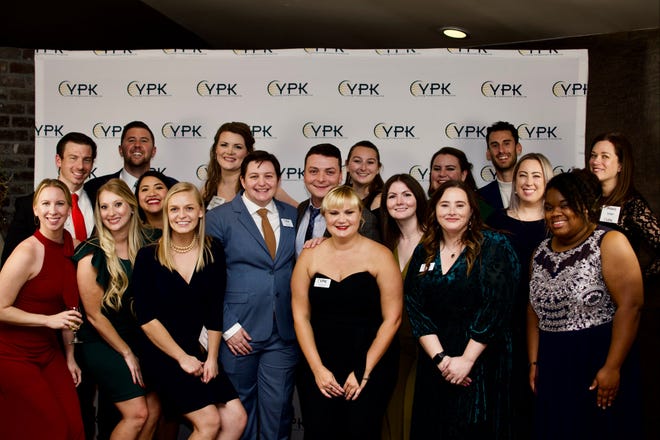 The Young Professionals of Knoxville’s 2022 slated board of directors gathers for a group photo at the 9th Annual Young Professionals of Knoxville Impact Awards. Nov. 5, 2021