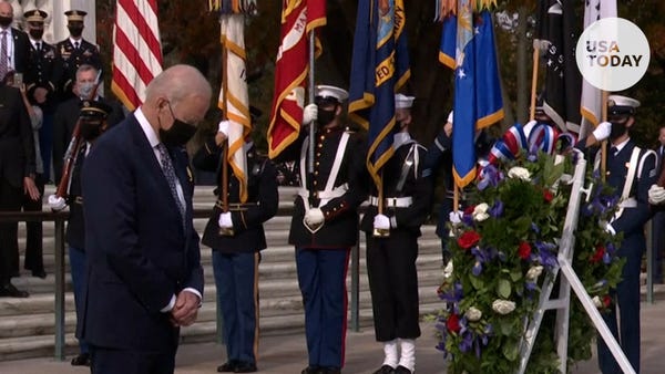 Biden visits Tomb of the Unknown Soldier