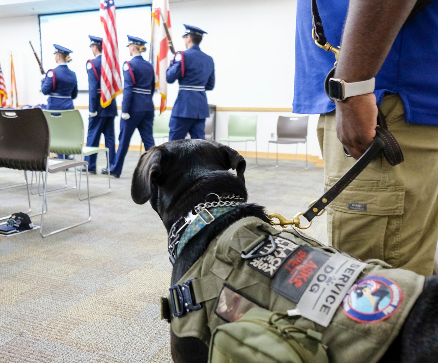 Eight veterans, service dogs graduate from Healing Paws