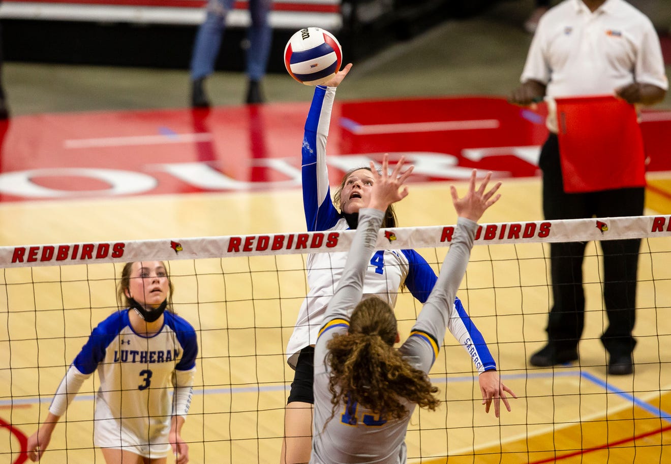 IHSA volleyball state finals Springfield Lutheran fall to Southeastern