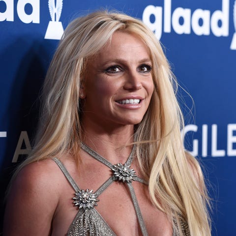 Britney Spears arrives at the 29th annual GLAAD Me