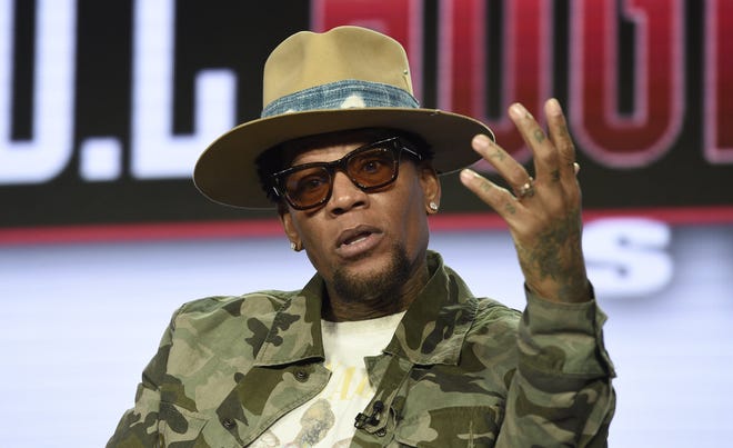 In this Wednesday, Feb. 13, 2019, file photo, D.L. Hughley speaks during TV One's "Uncensored" and "The D.L. Hughley Show" panel during the Winter Television Critics Association Press Tour in Pasadena, Calif.