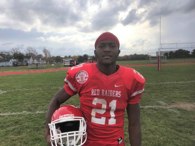Paulsboro's Ameer Bateman rushed a career-high 42 times for 215 yards and a touchdown to lead Big Red to a semifinal playoff win on Saturday.