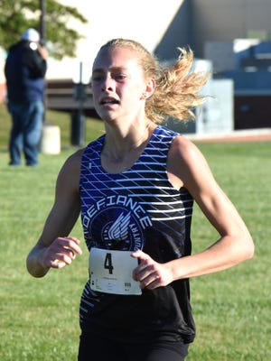 Fort Defiance's Abby Lane was all-state at the Class 3 cross country meet Saturday. She helped Fort to a sixth place finish.