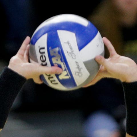 NCAA women's volleyball action