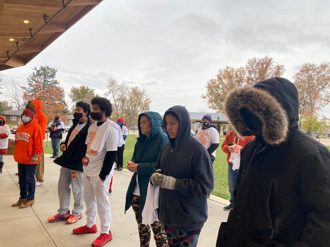 A vigil was held in for Michael Williams, 44, at Grinnell's Central Park on November 13, 2021.

Williams was killed in Sept. 2020. The vigil marked the beginning of the murder trial of Steven Vogel, the man accused of killing Williams.