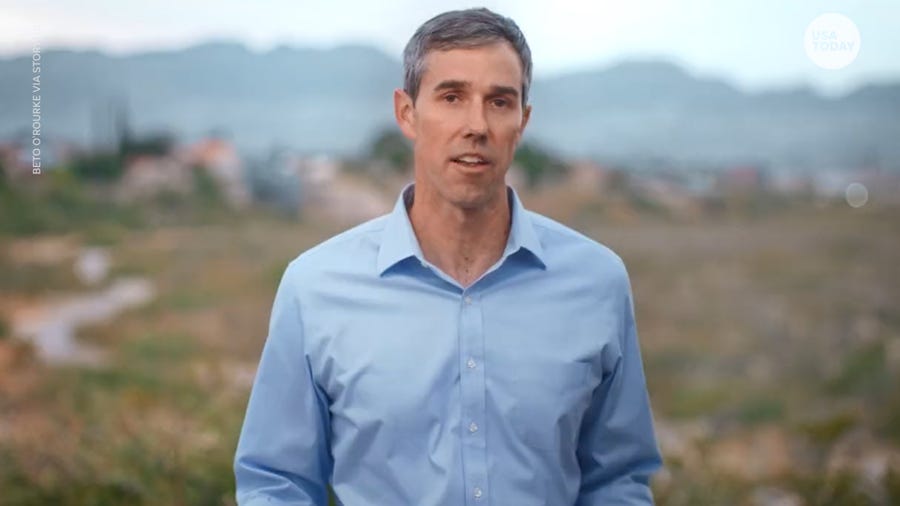 Democrat Beto O'Rourke announced he's running for governor of Texas and says he'll move past divisive politics and bring the state together.