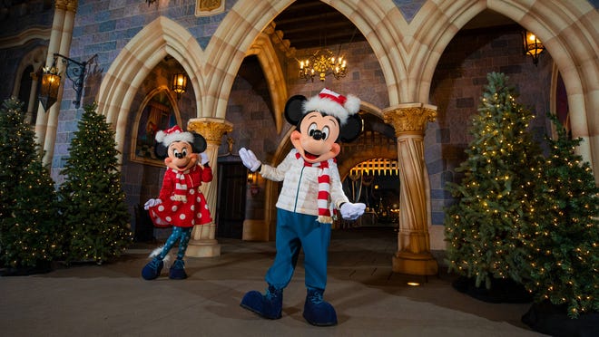 Mickey and Minnie warmly welcome guests back to Disneyland Resort for the holidays. Guests will find cheerful entertainment, yuletide treats, specialty merchandise, sparkling decor and seasonal transformations of select attractions.