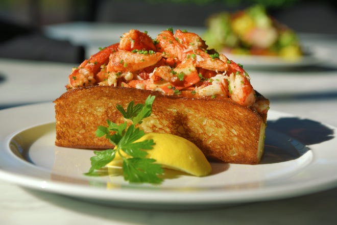Among the signature offerings at RH Jacksonville, The Gallery at St. Johns Town Center's rooftop restaurant is the lobster roll with drawn butter, mayonnaise and Old Bay seasoning.