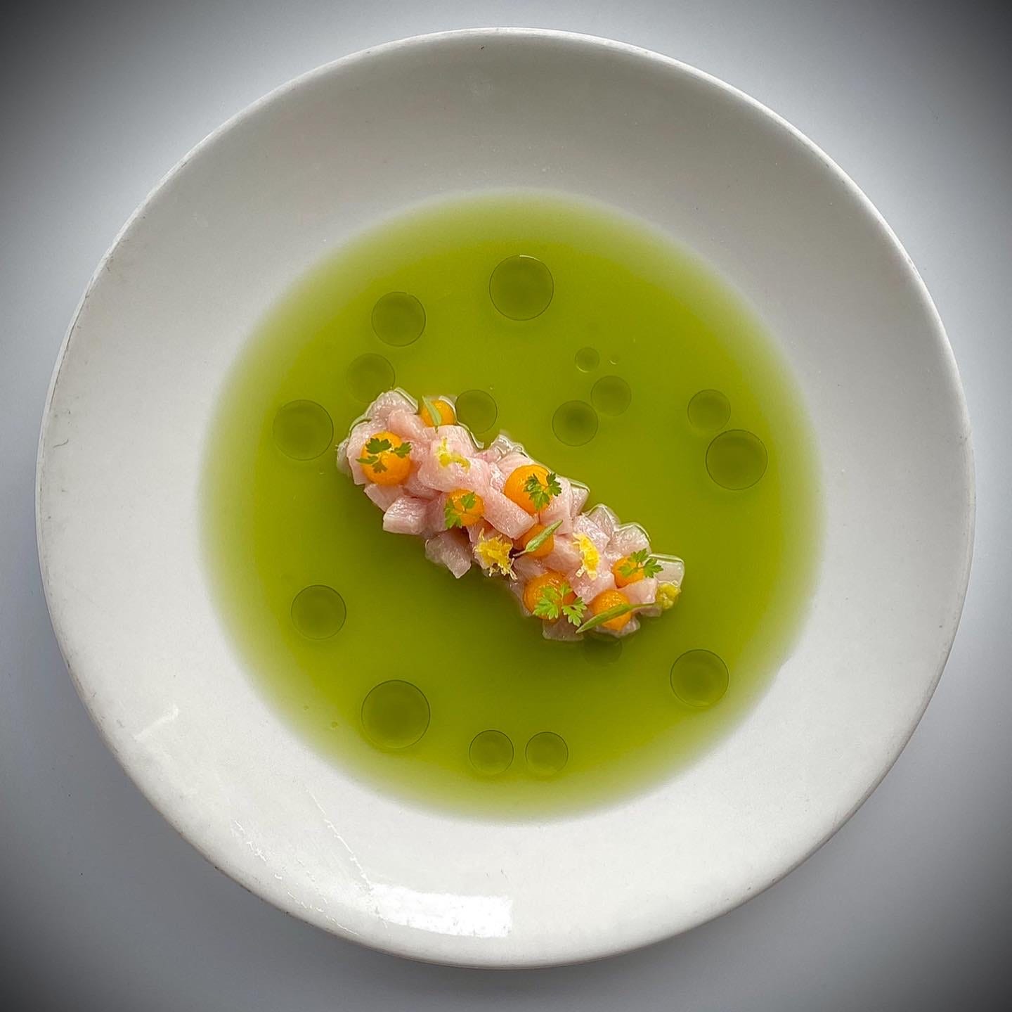 Raw fish at Osteria Crescendo in Westwood