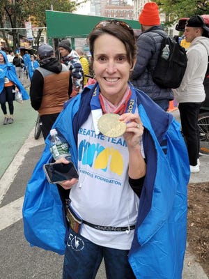 Running for the Breathe Team charity gave New Paltz runner a meaningful experience as it hits home for the family.