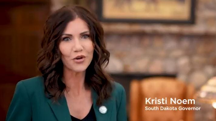 Gov. Kristi Noem is the face of a recruitment campaign being launched in partnership between South Dakota's three primary healthcare systems, which are feeling the effects of a nationwide worker shortage.