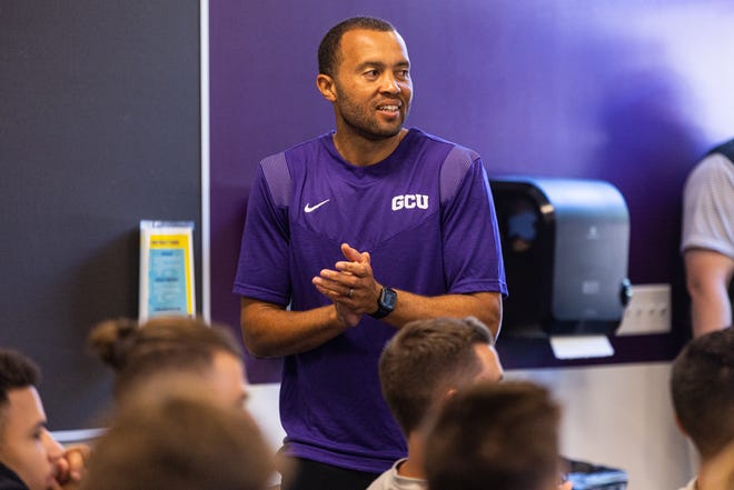 First-year Grand Canyon men's soccer coach Leonard Griffin grateful to start the NCAA Tournament at home.