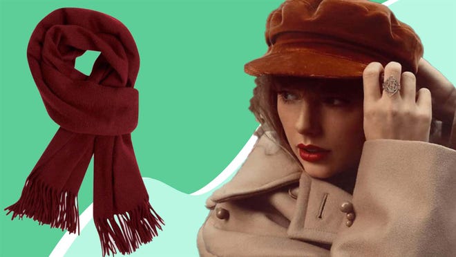 Taylor Swift's red scarf: Here's where you can get one just it