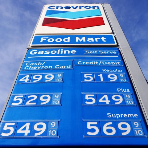 Gasoline prices top $5 per gallon Nov. 15 in Los A