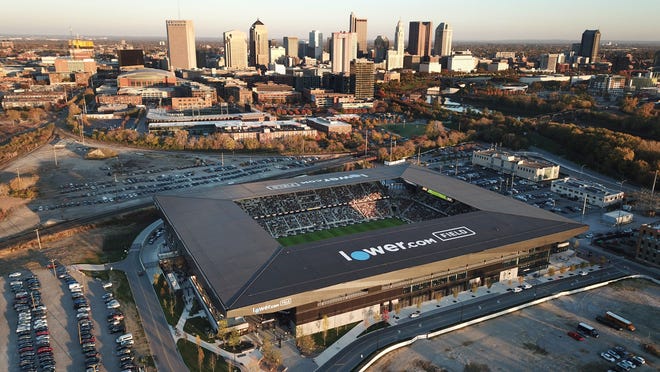 The Columbus Crew SC play their last regular-season home game in the new Lower.com Field on Sunday, November 7, 2021