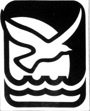 This stylized dove and waves image was the original logo of St. Anthony's Hospice during its early years. The dove is the only element that has been retained in the current logo. (Gleaner file image)