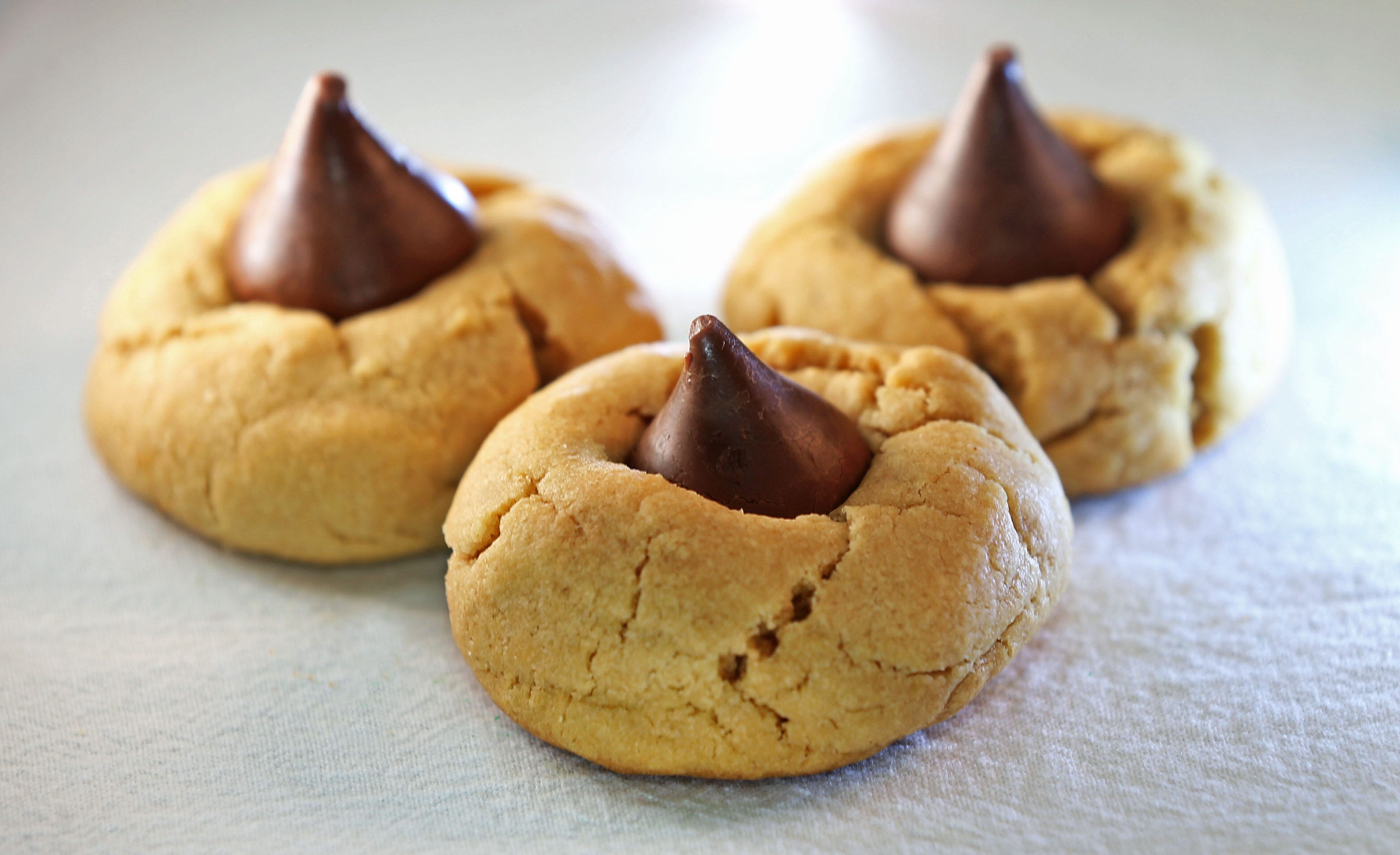 Peanut Butter Blossom cookies