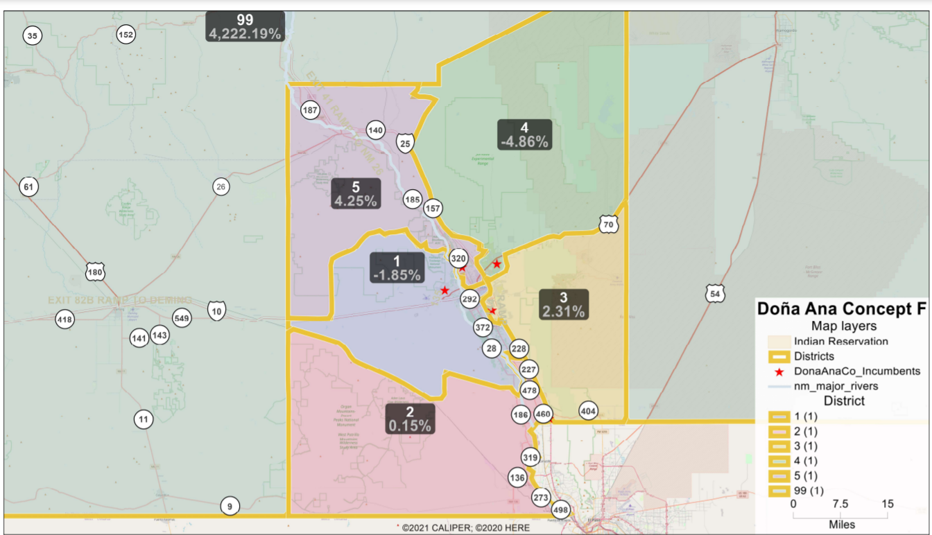Dona Ana County Zoning Map See The Proposed Doña Ana County Commission Redistricting Maps