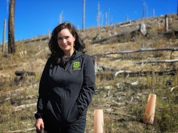 Forest Service silviculturist Marisa Bowen has spent the last five years coordinating the planting of 170,000 trees.