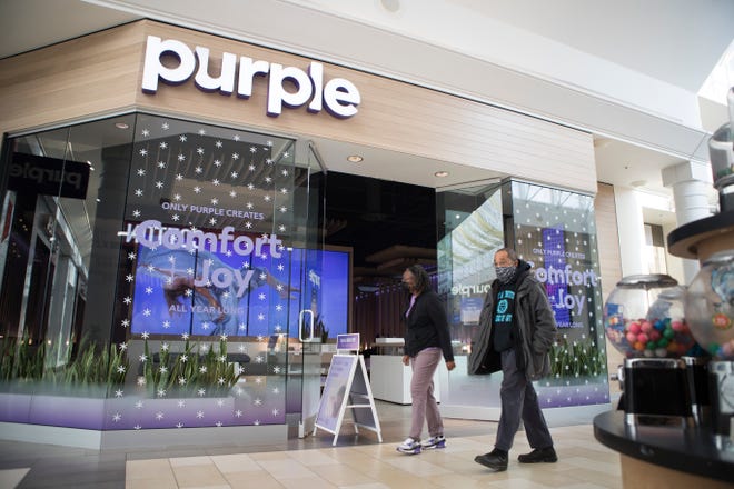 The Purple store at Christiana Mall. 
