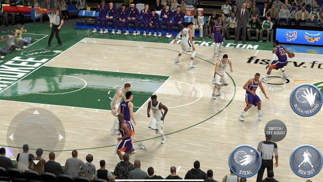 With improvements over its processor, NBA 2K22 Arcade Edition – for the Apple Arcade service ($4.99/month) – fuses intense pro basketball with gorgeous graphics and several solo and multiplayer game modes.