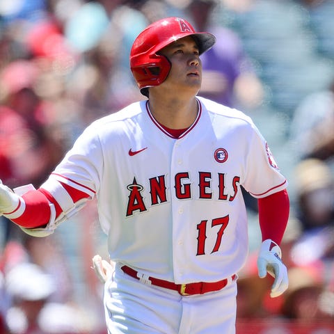 Shohei Ohtani hit 46 home runs with 100 RBI in 537