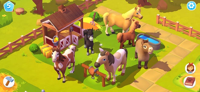 In Zynga’s sequel, return to the farm to raise animals, harvest crops and customize your growing business. FarmVille 3 is available for both iOS and Android devices.