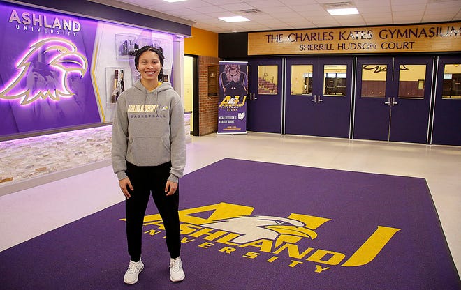 Ashland University's Makenna Geiser, a member of the Eagles women's basketball team, helped lead an anti-racism program as her community service "passion project."