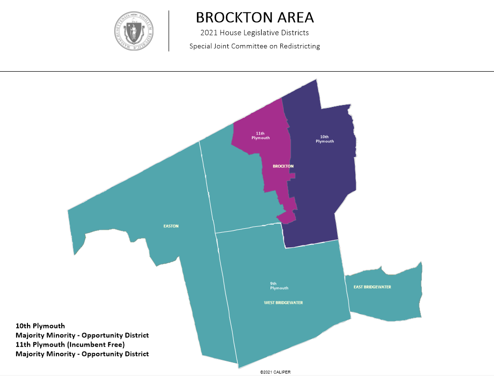 Brockton redistricting City gains 1 majorityminority district